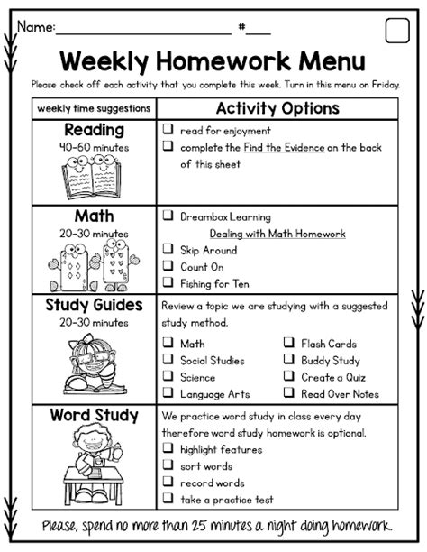 2nd Grade Homework Artofit