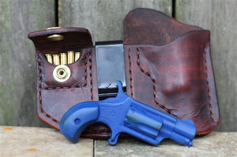 Naa Iwb Leather Holster 22mag North American Arms 22 Mag Etsy