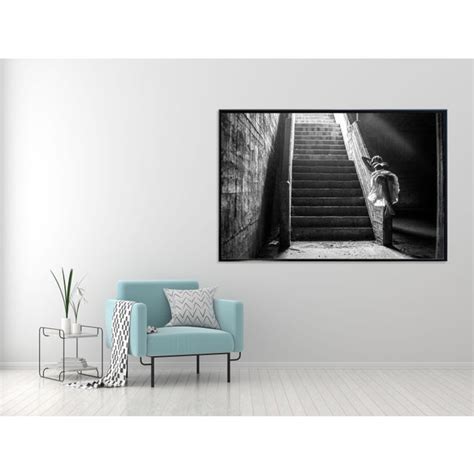 Women On Stairs Figurative Female Model Black And White Photography By