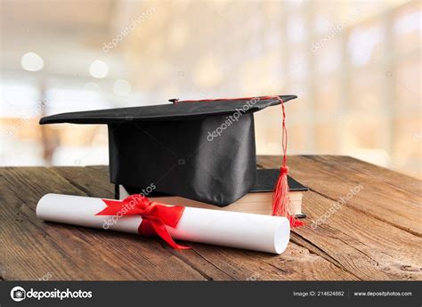 Graduation Hat Diploma Background Stock Photo by ©billiondigital 214624882