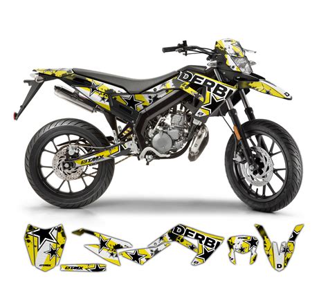 Derbi Senda X Treme Racing After Black Star Graphics Series