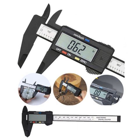 Jangka Sorong Digital Caliper Penggaris Digital Alat Ukur Mm Inch