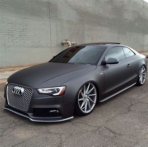 Matte black Audi S5 in the streets | Car Porn™ | Scoopnest