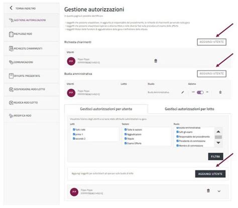 Gestione Autorizzazioni Propedeutiche Allesame Delle Offerte Rdo Mepa