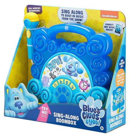 Nickelodeon Blue S Clues And You Sing Along Boombox With Microphone