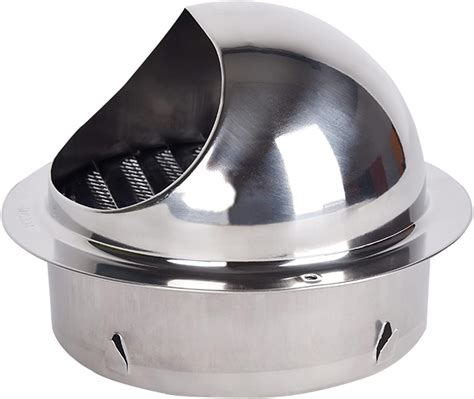 Amazon Wall Mountable 304 Stainless Steel Round Bull Nose Vent