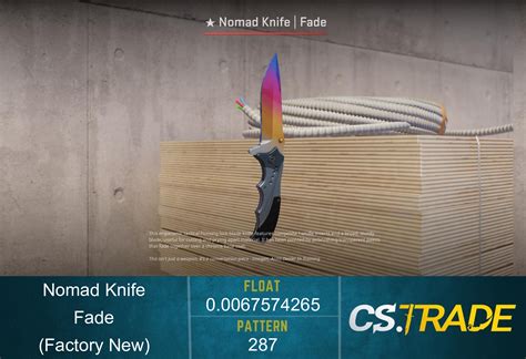 Nomad Knife Fade CS GO CS2 Skin CS TRADE Wiki