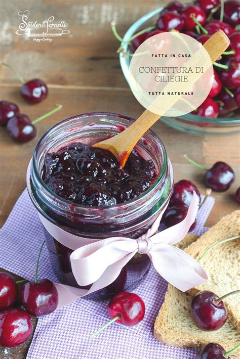 Confettura Di Ciliegie Fatta In Casa Marmellata Senza Pectina