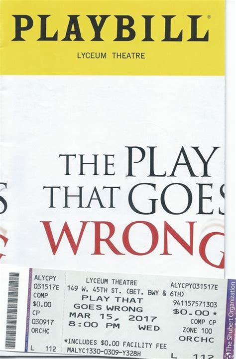 The Play That Goes Wrong - 2 - Theatregold