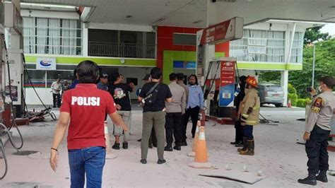 Kronologi Ledakan Di Spbu Undip Tembalang Berasal Dari Ruang Panel