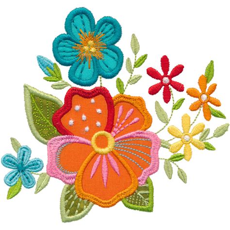 Flowers Applique 12608 16