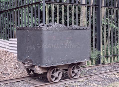 Coal Mine Cart Stock Photo Image Of Machine Indoors 29201302