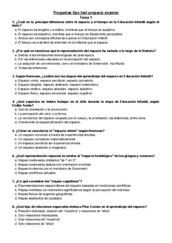 Preguntas Tipo Test Preparar Examen Pdf