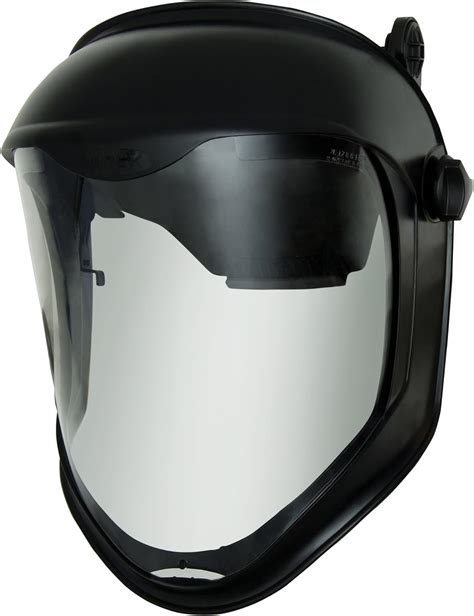 Uvex Bionic Face Shield With Hard Had Adapter And Clear Polycarbonate