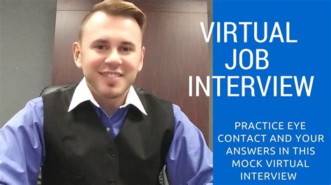 Virtual Mock Job Interview Vr Practice Eye Contact And Answers Youtube