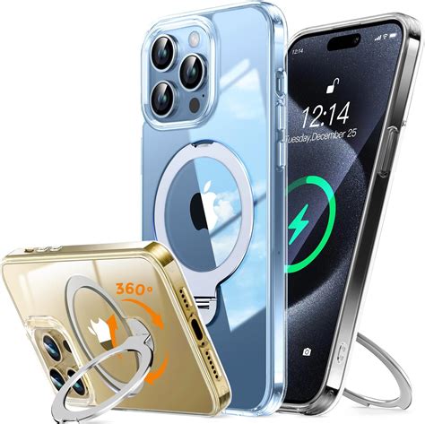 Amazon co jp 極限透明感360回転スタンドRosycover iPhone 13 Pro Max 用 ケース クリア