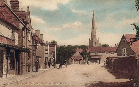 Bottesford Market Place Postcard 2 Bottesford Living History