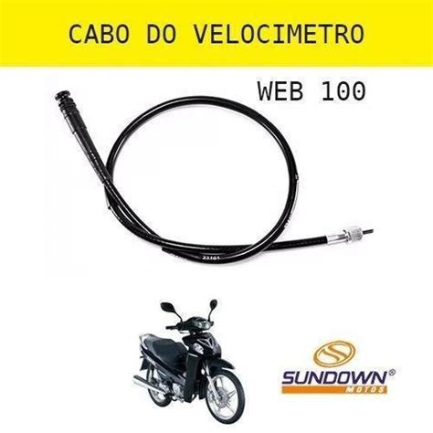 Cabo De Velocimetro Sundown Web 100 Original MercadoLivre