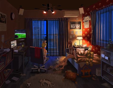 Anime Illustration Chill Room Pxfuel