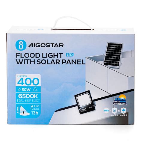 Aigostar Projetor Led Ip Painel Solar W K