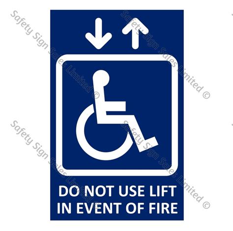 Ga500cyo Elevator Lift Sign Safety Signs Nz