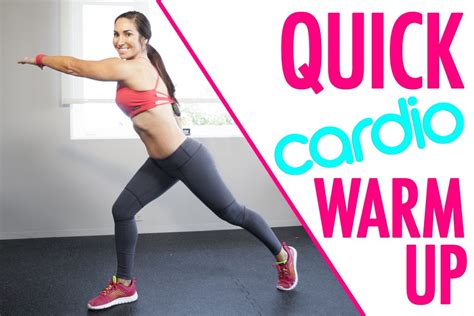 Quick Bodyweight Cardio Workout Warmup Video Natalie Jill