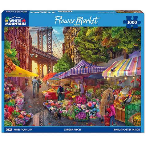 White Mountain Flower Market Puzzle 1000pcs Puzzles Canada