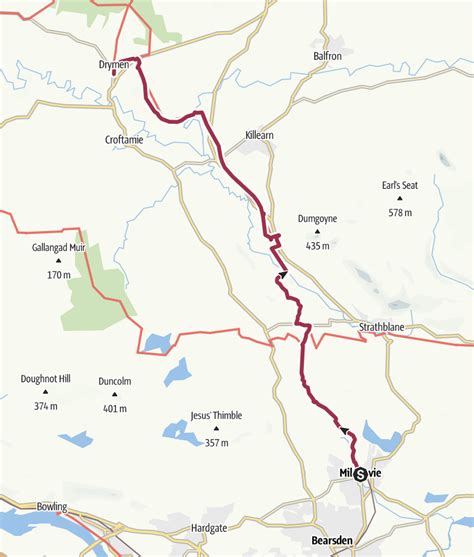 West Highland Way 2019 Von Milngavie Nach Drymen • Wanderung