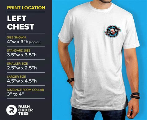 Logo Placement Guide The Top 8 Print Locations For T Shirts