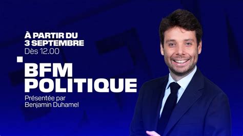 BFMTV Bande Promo BFM Politique Benjamin Duhamel Saison 2023