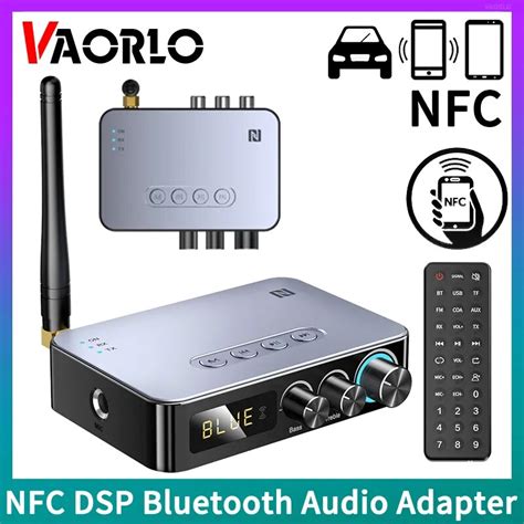 Receptor De Audio M9 NFC Con Bluetooth Transmisor De 3 5mm AUX RCA USB