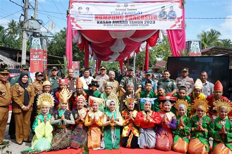 Tim Penilai Kampung Pancasila Kasad Award 2023 Sambangi Desa Sipaku Area