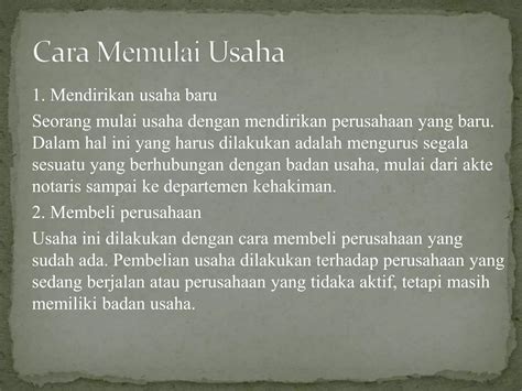 mendirikan usaha pptx