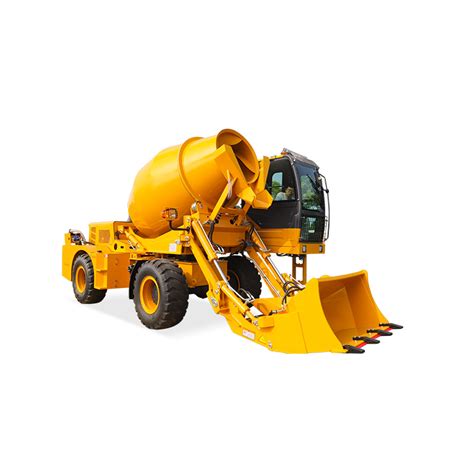 2 6cbm Mobile Mini Small Self Loading Concrete Cement Mixer Mixing