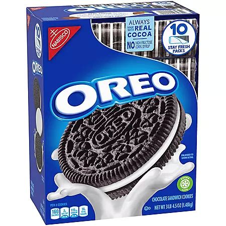 OREO Chocolate Sandwich Cookies (52.5 oz, 10 sleeves) - Sam's Club