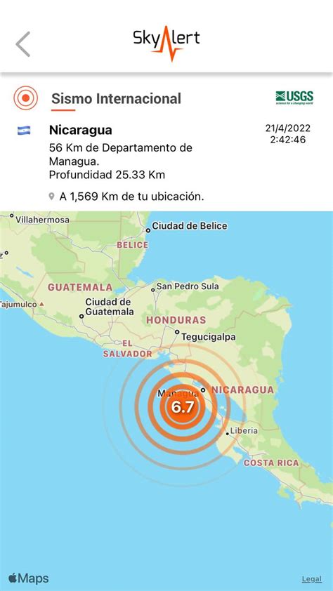 Skyalert On Twitter Esta Madrugada Se Registró Un Sismo Frente A La