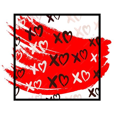 Premium Vector Xoxo Hugs And Kisses Brush Lettering And Lipstick Kiss