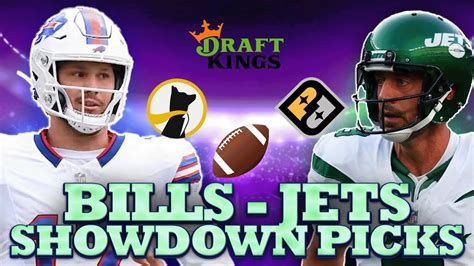 Monday Night Football Draftkings Showdown Bills At Jets Picks