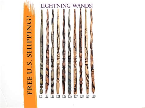 Lightning Wands 21 30 Lichtenberg Fractal Burning Pick Your Etsy