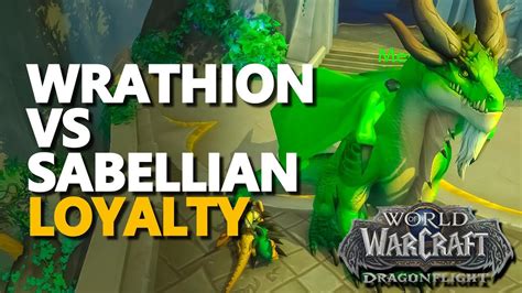 Choose Loyalty To Wrathion Or Sabellian Wow Youtube