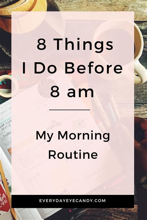 My Morning Routine And A Morning Routine Checklist Morning Routine