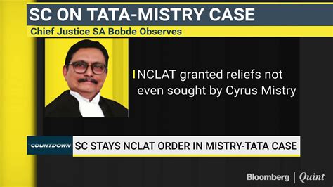 Supreme Court Stays Nclat Order In Mistry Tata Case Youtube