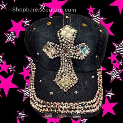 Mcbling Blingy Hat Trashy Y2K Aesthetic 2000s Rhinestone - Etsy UK