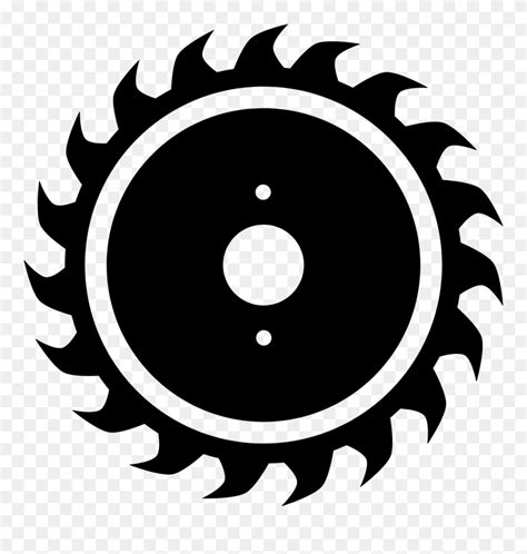 Circular Saw Blade Logo Clipart 5329111 Pinclipart