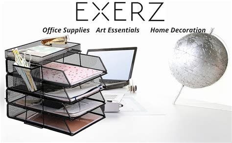 Exerz Paper Trays Stackable Pcs Including X Sorters X Top Tray