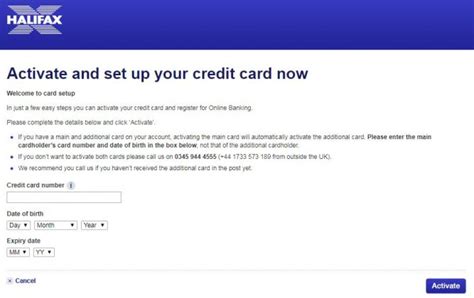 【halifax Credit Card Activation】uk Halifax Credit