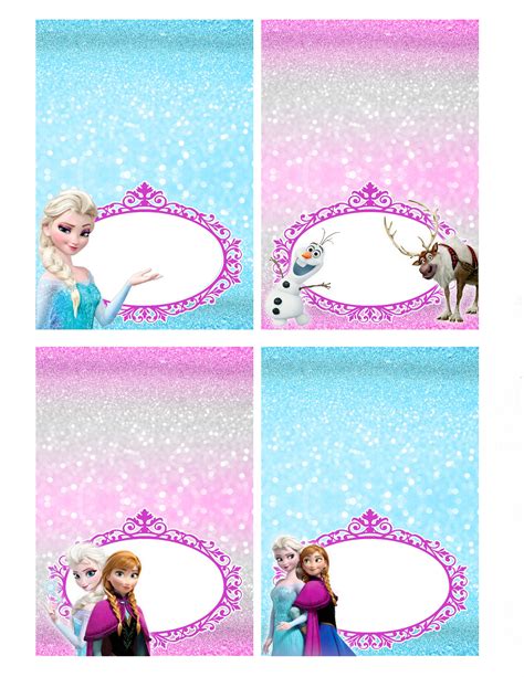 Best Frozen Party Food Tent Label Free Printables Artofit