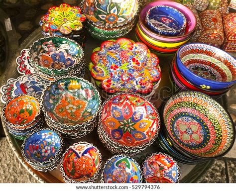 Beautiful Colorful Traditional Dishes Stock Photo (Edit Now) 529794376