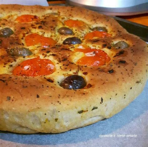 FOCACCIA IMPASTO SOFFICE ricetta facile Cucinare è come amare