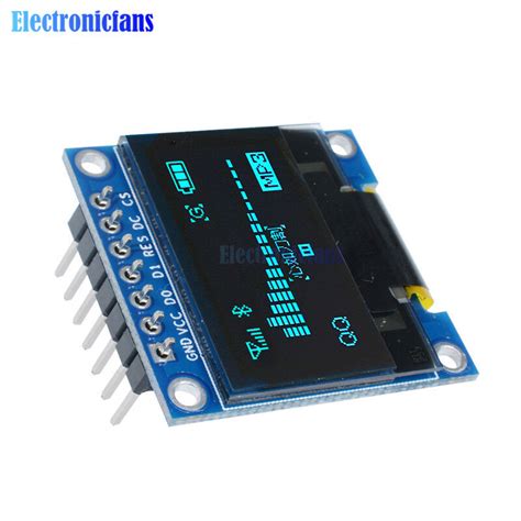 Blue 3-5V 0.96" 0.96 Inch OLED Module 128X64 OLED LCD LED Display ...